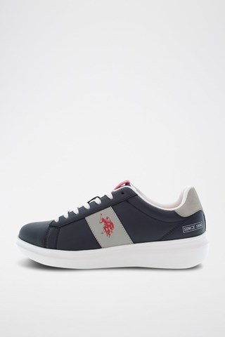 Baskets George - Bleu marine et gris