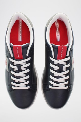 Baskets George - Bleu marine et gris