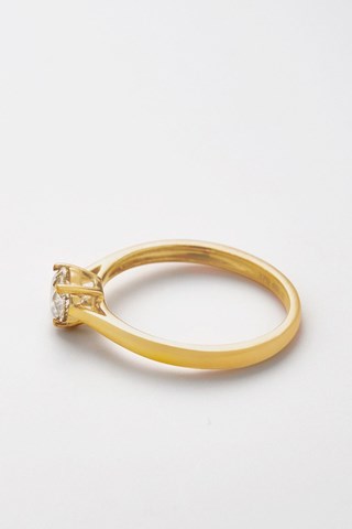 Anel solitário Impérial Ouro amarelo e diamante