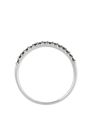 Aliança Sobriété Ouro branco e diamantes