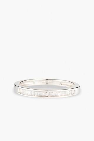 Anel Alliance Road Ouro branco e diamantes