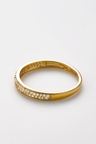 Aliança Granité Ouro amarelo e diamantes