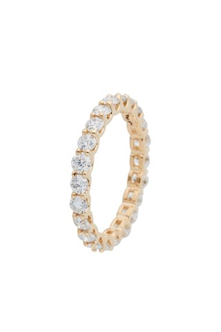 Aliança Minha Volta Completa Ouro amarelo e diamantes