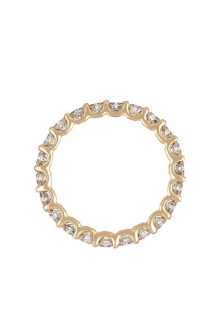 Aliança Minha Volta Completa Ouro amarelo e diamantes