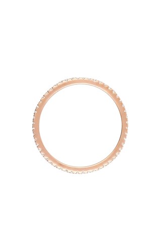 Bela Aliança Ouro rosa e diamantes