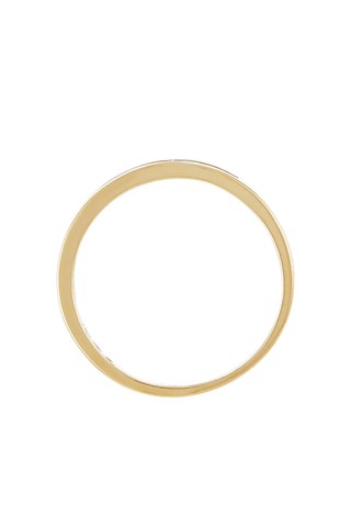 Aliança Baguette Ouro amarelo e diamantes 