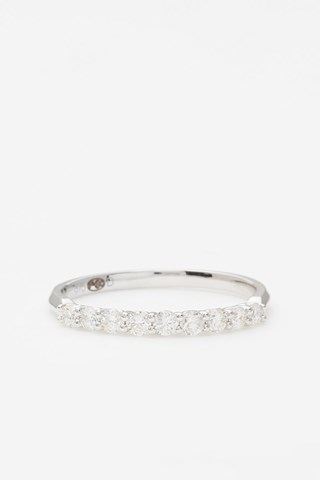 Aliança Only You Ouro branco e diamantes