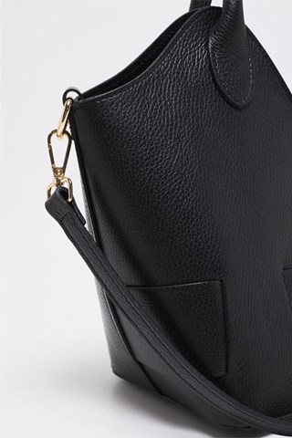 Mala de couro Soho - Preto