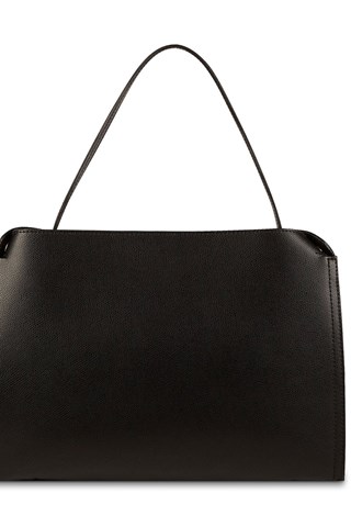 Mala de couro Vecy - Preto