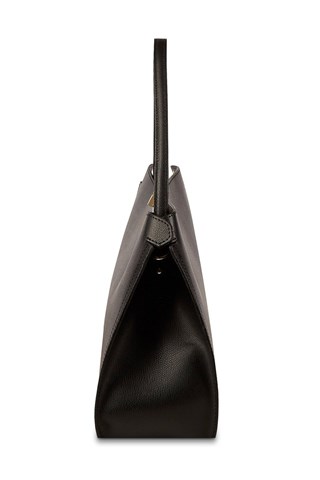 Mala de couro Vecy - Preto