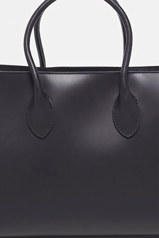 Mala de couro Ynell - Preto