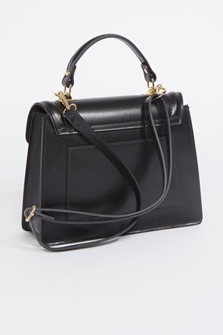 Mala de couro Aura - Preto