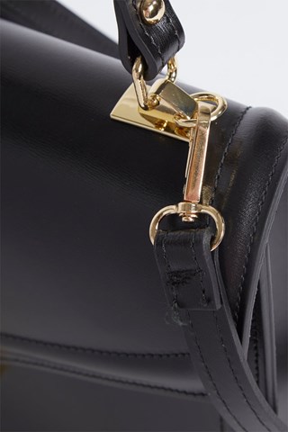 Mala de couro Aura - Preto