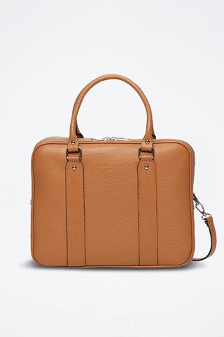 Pasta em couro Cesare - Castanho