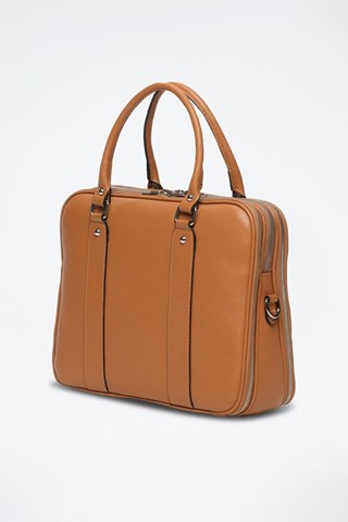 Pasta em couro Cesare - Castanho