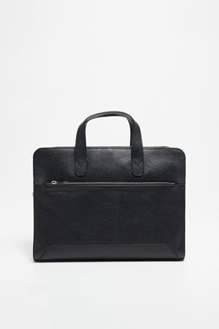 Porta-documentos em couro Lupo - Preto