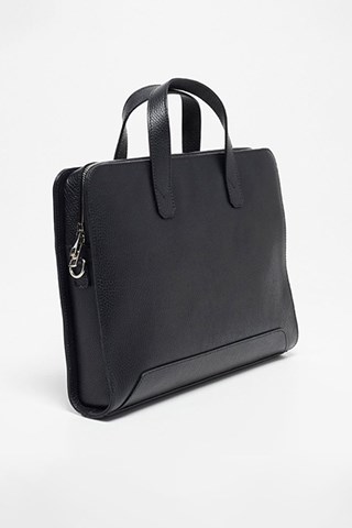 Porta-documentos em couro Lupo - Preto