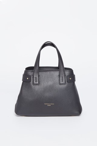 Mala de couro Luna - Preto