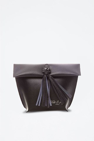 Mala de couro Noa - Preto