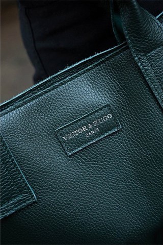 Mala de couro Noa - Verde