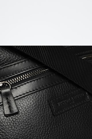 Pasta em couro Piero - Preto