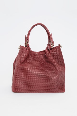 Mala de couro Reina - Castanho