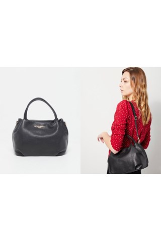 Mala de couro Mao - Preto