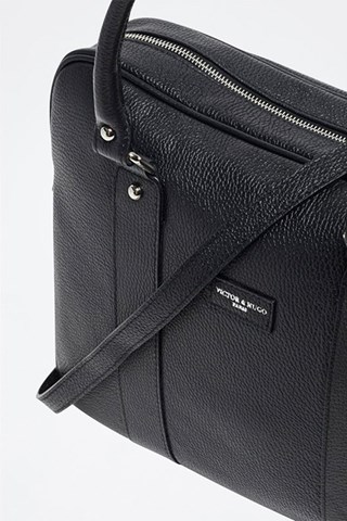 Pasta em couro Iris - Preto