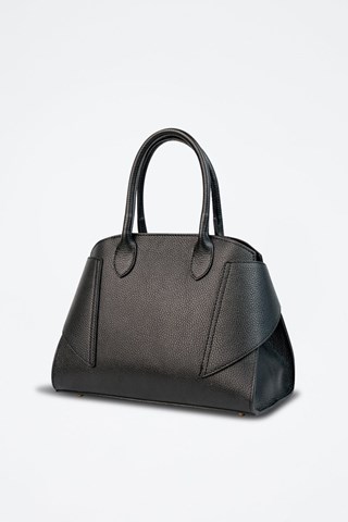 Mala de couro  - Preto