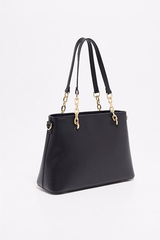 Mala de couro Prague - Preto