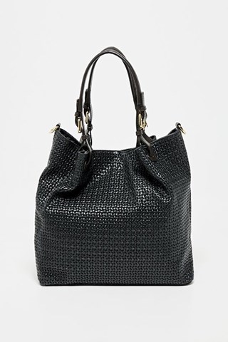 Mala de couro Reina - Preto