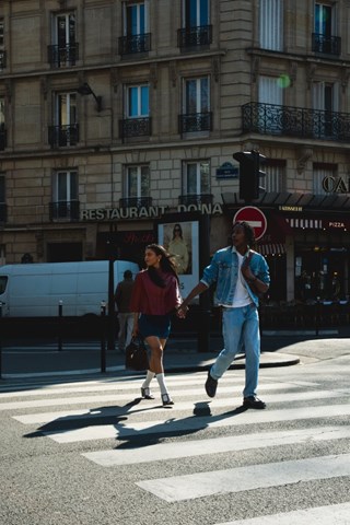 Mala de couro - Castanho