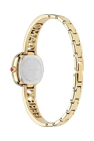 Relógio de quartzo em aço - Dourado