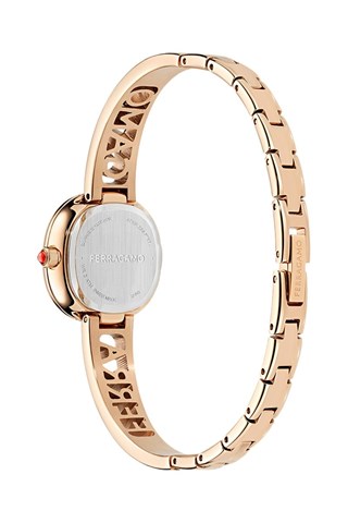 Relógio de quartzo banhado a ouro rosa