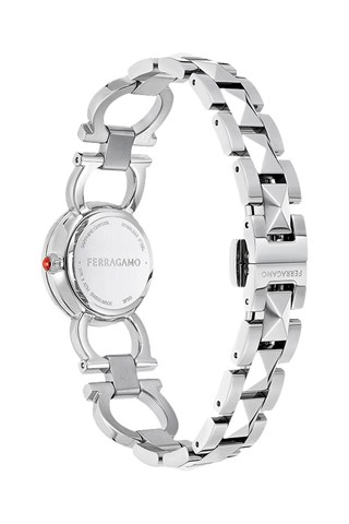 Relógio de quartzo em aço - Prateado