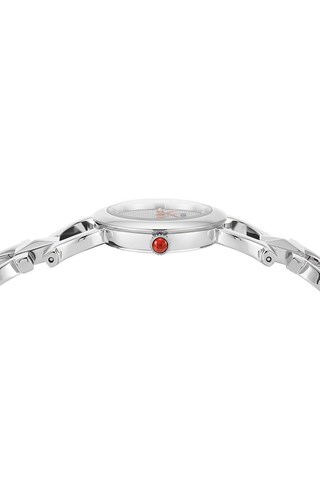 Relógio de quartzo em aço - Prateado