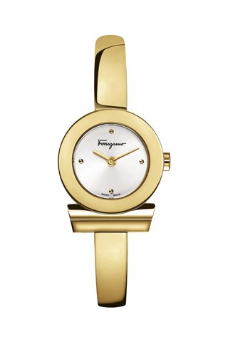 Relógio de quartzo em aço - Dourado