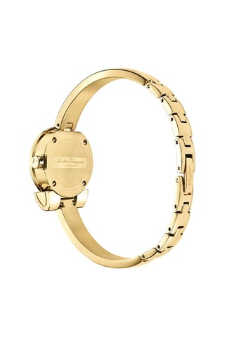 Relógio de quartzo em aço - Dourado