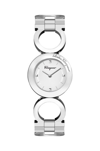 Relógio de quartzo em metal - Prateado