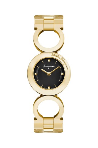 Relógio de quartzo em aço - Dourado