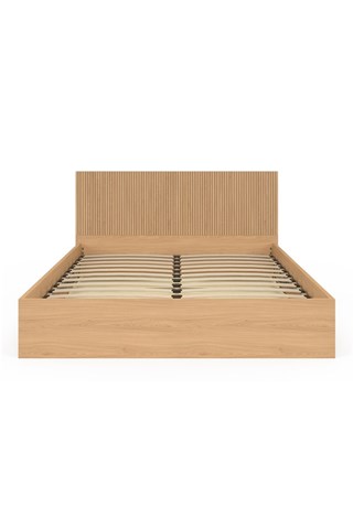 Cama com arrumação e sommier Faustine - Área de deitar 160 x 200 cm