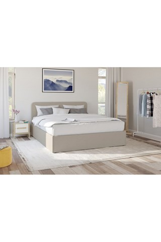 Cama com arrumação e sommier Louise -  Área de deitar 160 x 200 cm