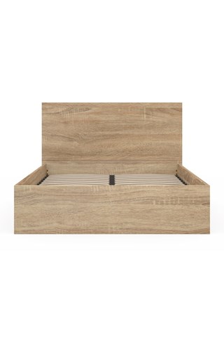 Cama com arrumação Sicilia - Imitação de madeira