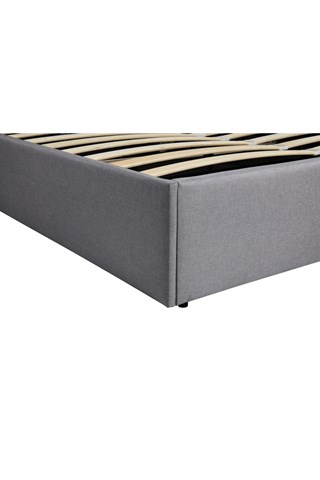 Cama com arrumação e estrado Louise Cinzento