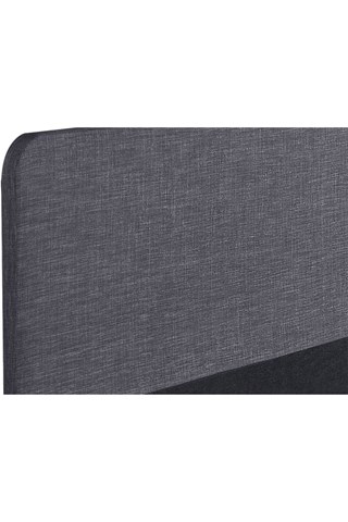 Cama de madeira Evy - Cinzento - 160 x 200 cm