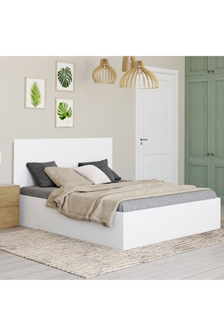 Cama com arrumação e sommier Sicilia - Área de deitar 160 x 200 cm