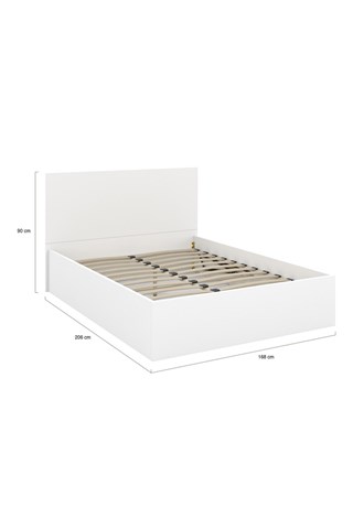 Cama com arrumação e sommier Sicilia - Área de deitar 160 x 200 cm