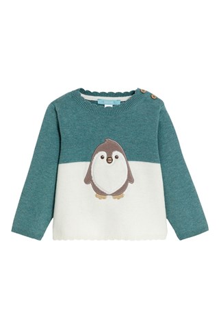 Trui - Pauwblauw - Obaïbi