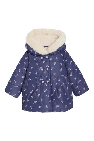 Parka met Capuchon - Marineblauw - Obaïbi -