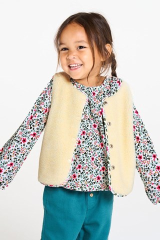 Mouwloos Dubbelzijdig Jasje - Wit - Obaïbi